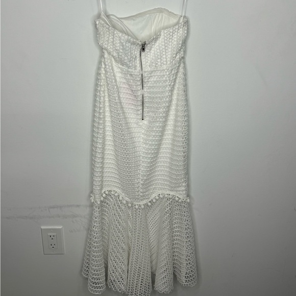 Hello Molly Write In Cursive MIDI Dress White XS - Picture 5 of 7